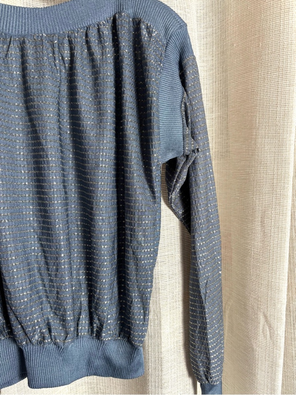 Vintage Yves Saint Laurent Disco Era  Long Sleeve Top - Picture 9 of 11